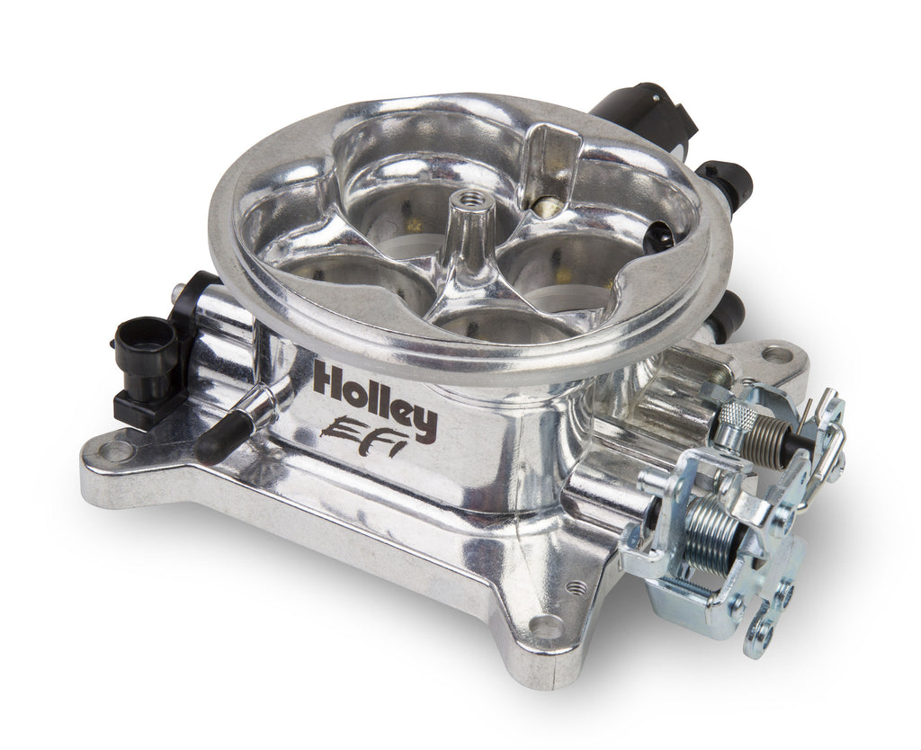 UNIVERSAL 4BBL 1000CFM 4150 FLANGE THROTTLE BODY - POLISHED