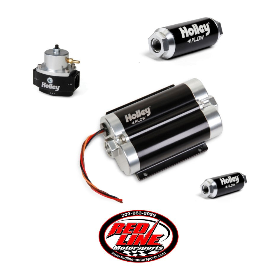 160 GPH Dominator In-Line Billet EFI Fuel Pump Kit (Up to 1600 HP N/A or 850 HP Boosted on Gasoline at 13.8V)