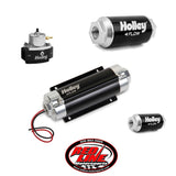 100 GPH HP In-line Fuel Pump Kit (Up to 900 HP N/A OR 500 HP BOOSTED ON GASOLINE at 13.8V)