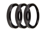 2-1/16 BEZELS, BLACK, PACK OF 3