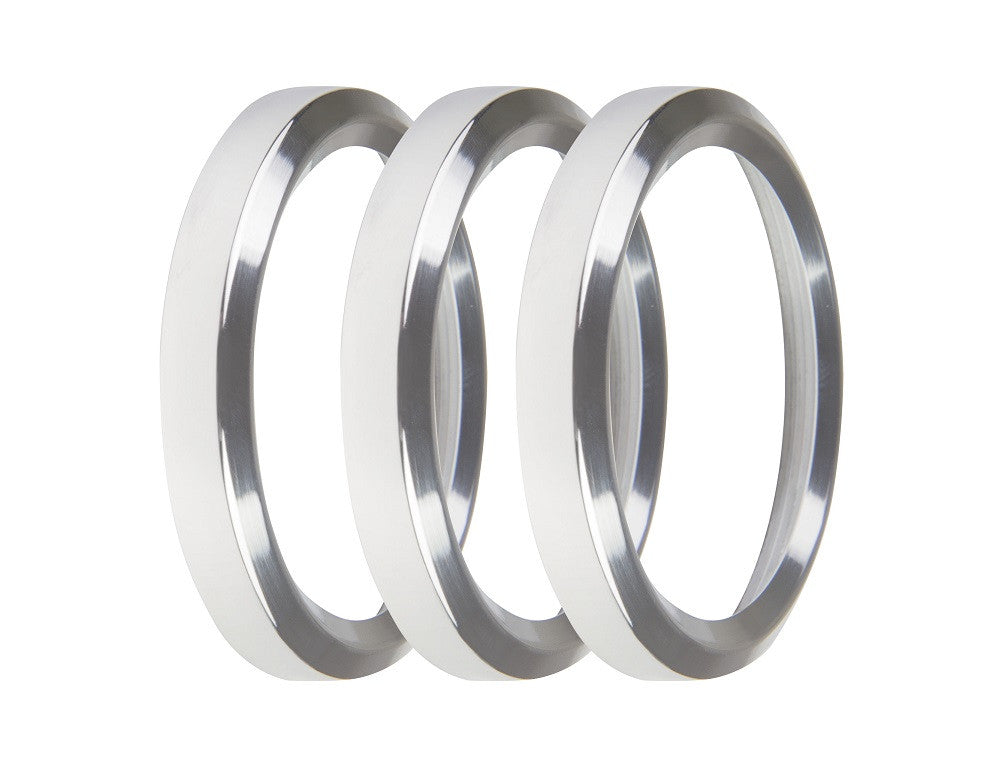 2-1/16 BEZELS, SILVER, PACK OF 3