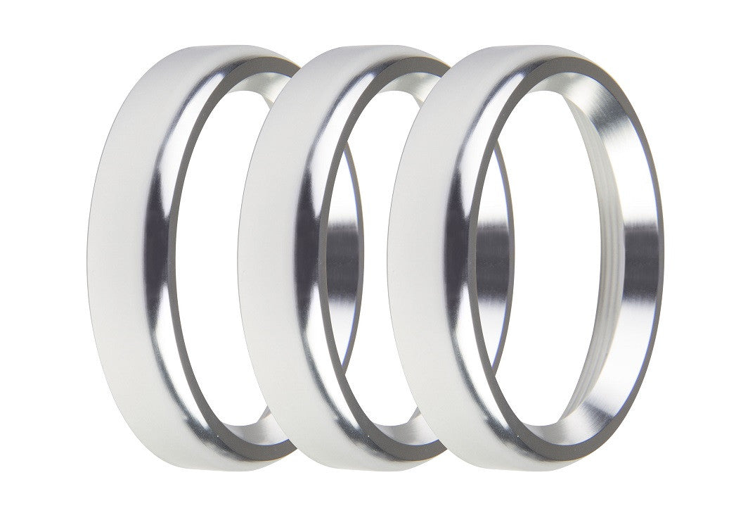 2-1/16 BEZELS, SILVER, BOLD, PACK OF 3