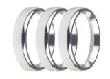 2-1/16 BEZELS, SILVER, BOLD, PACK OF 3