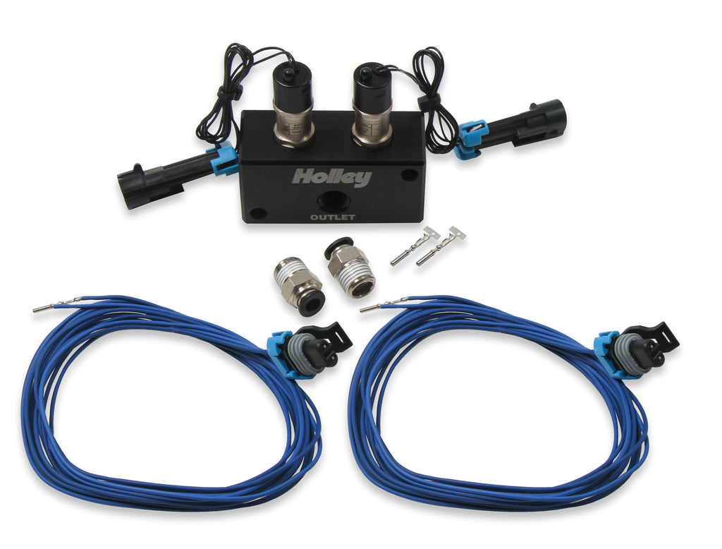 HOLLEY EFI HIGH FLOW DUAL SOLENOID BOOST CONTROL KIT